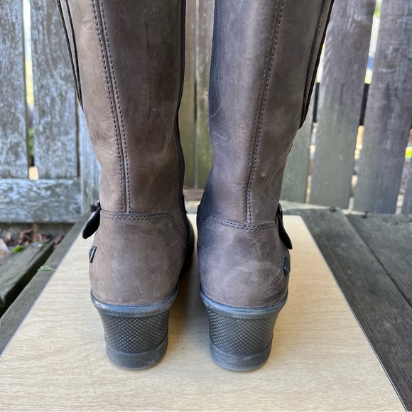 Keen Women’s Keen of Scots Brown Nubuck Leather Wedge Boots Sz 7.5 - Picture 10 of 16